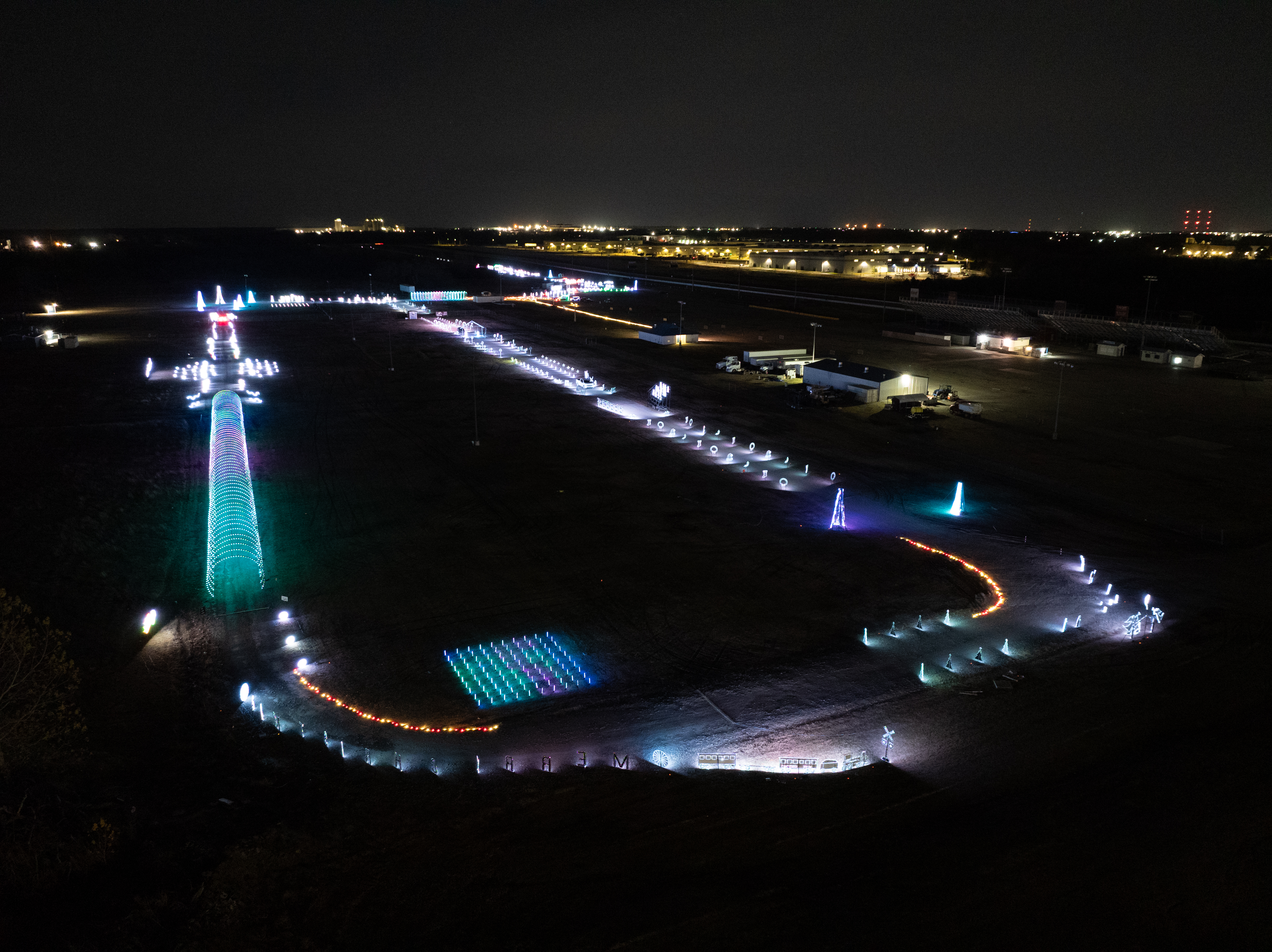 Car viewing light show